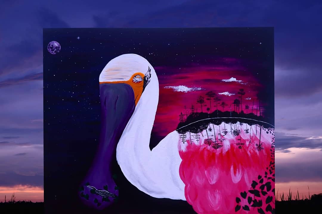 EHeartsandbones's tweet photo. "Pink Birds of a Paradise Lost: Pt 2"

Acrylic on Canvas
16 x 20 in https://t.co/ZPziuLcptO