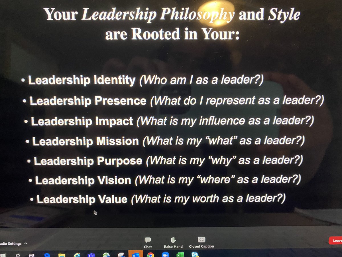 Thank you <a href="/PrincipalKafele/">Principal Kafele</a> and #2020EEE for the great reflection on leadership impact. Super important for those of us that support schools and other departments. All of the questions are critical.