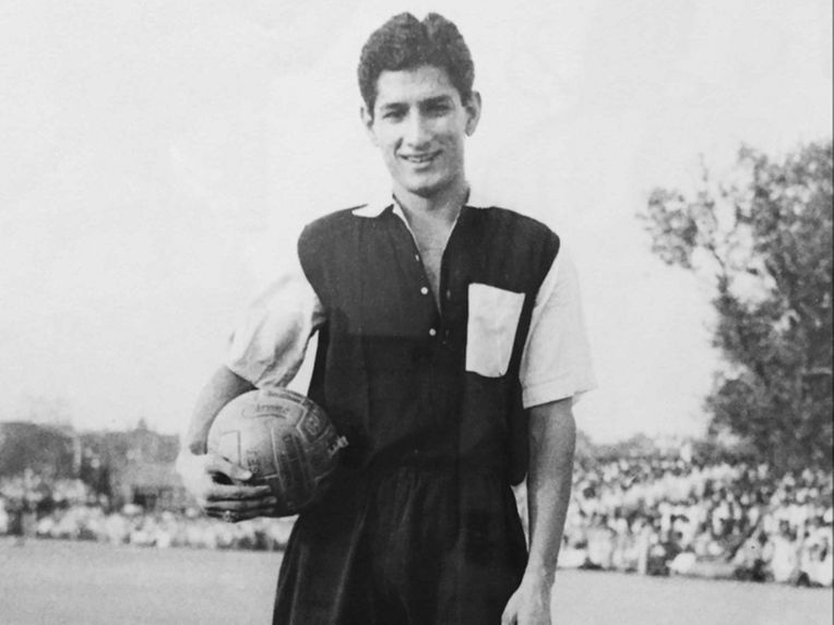 Masood Fakhri of Pakistan Football team became the first-ever player from South Asia to score a hat-trick in an international match when he made three consecutive goals in Pakistan’s 6-2 win against Singapore during 1954’s Asian Games.