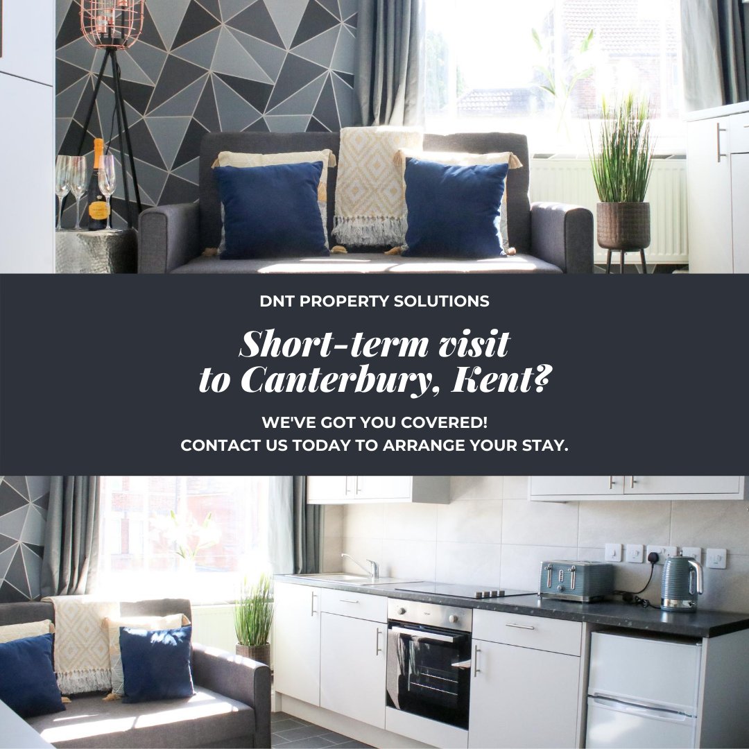 DntProperty's tweet photo. Convenient short term apartment rentals!
3 nights minimum stay.
Contact us today to avoid disappointment!
.
#Kent #England #airbnb #airbnbexperience #apartments #airbnbsuperhost #UK #holidayhome https://t.co/kz8AQsKmZ8