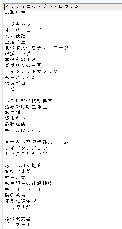 スイカのお寿司 久しぶりに個人的なろう面白さランキング更新 現在53作 元世界1位のサブキャラ育成 大当たり セックス ダンジョン 転生領主の迷惑性技 何位に入れればいいのかよく分からんけど結構面白い Magica Technica結構良いけどチート感が