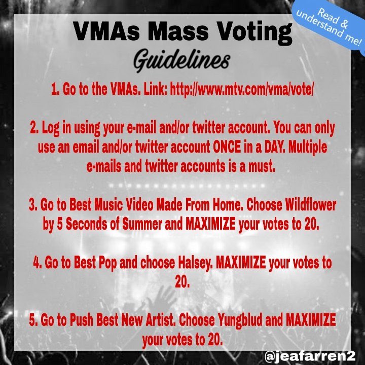 These are the Voting Guidelines. Please read carefully and understand.