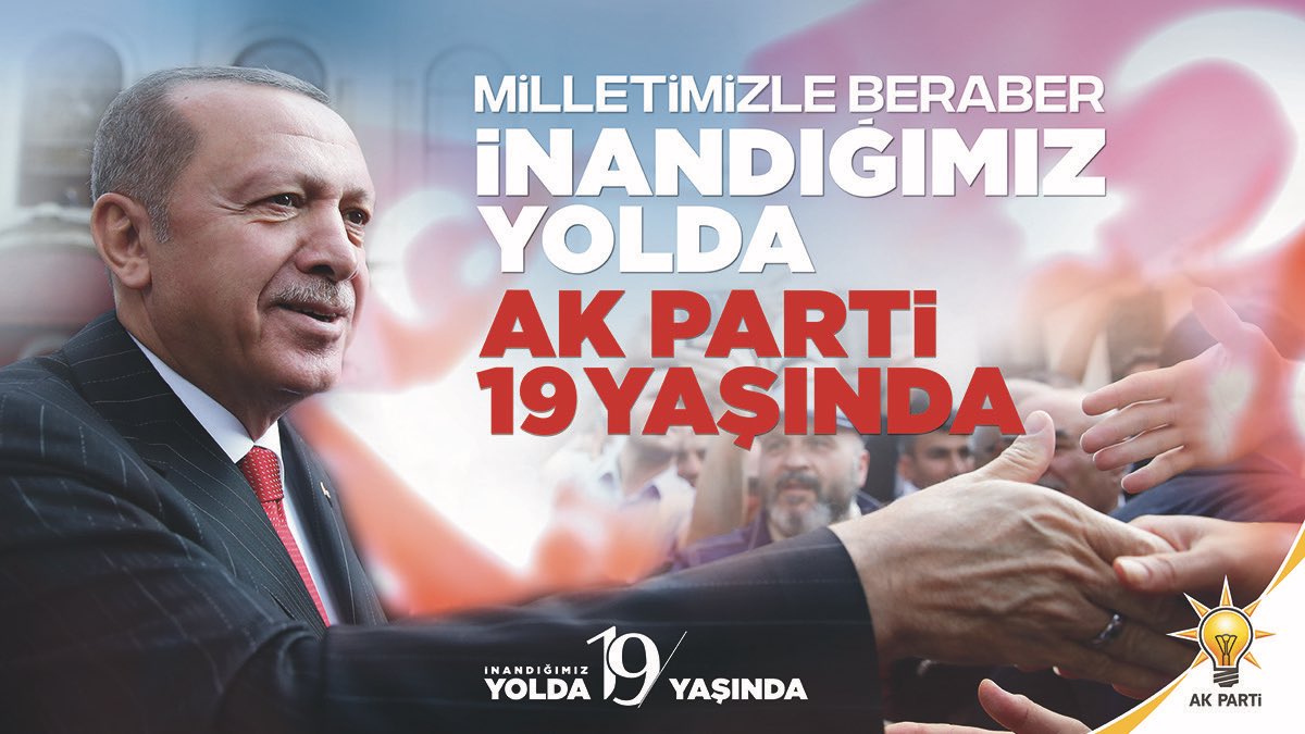 Milletimizle beraber, inandığımız yolda #AkSevda19Yaşında
