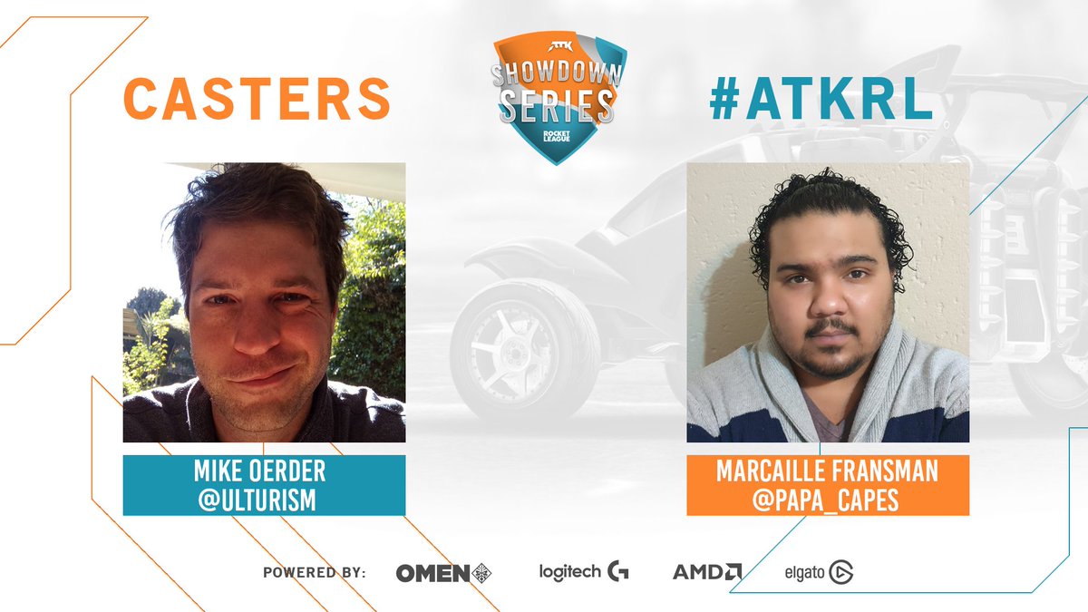 Meet the talent!

<a href="/Ulturism/">Ulturism</a> and <a href="/Papa_Capes/">Papa Capes</a> will be your casters for the Finals Weekend of the #ATKRLShowdownSeries! 

This weekend, teams begin their journey to the Finals in the Qualifiers weekend with 29 teams registered! Registrations are still open!

#PlaySeriously #RLZA