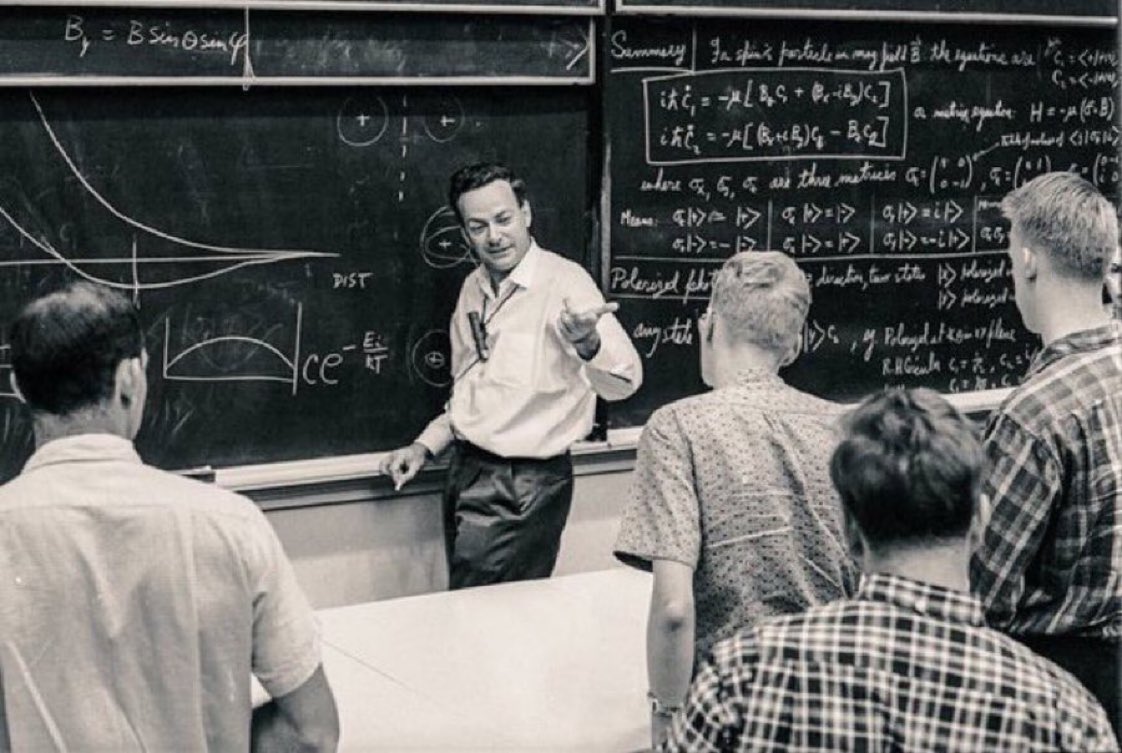 ValaAfshar's tweet photo. Never confuse education with intelligence. 

Intelligence isn't the ability to remember and repeat, like they teach you in school. 

Intelligence is the ability to learn from experience, solve problems, and use our knowledge to adapt to new situations.

—Professor Richard Feynman https://t.co/WEJANolbnK