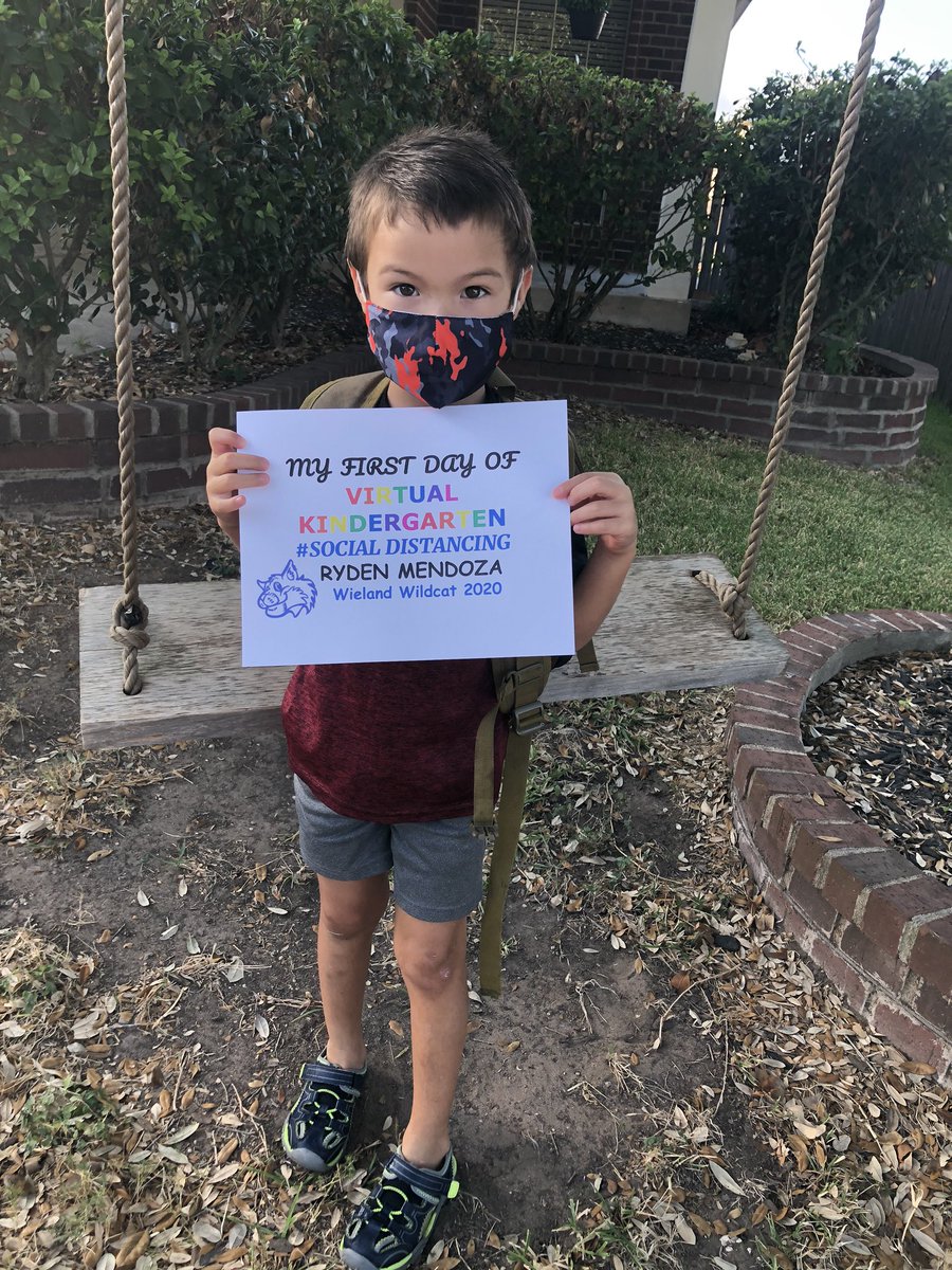MsMendozaGT_K's tweet image. Grandson’s First Day of Kinder!
@pfisd #firstdayofschool #virtualfirstday #pfirstday2020 #together