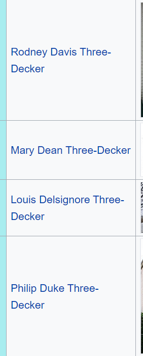 you were nobody in Worcester, Massachusetts unless you had a triple-decker named after you