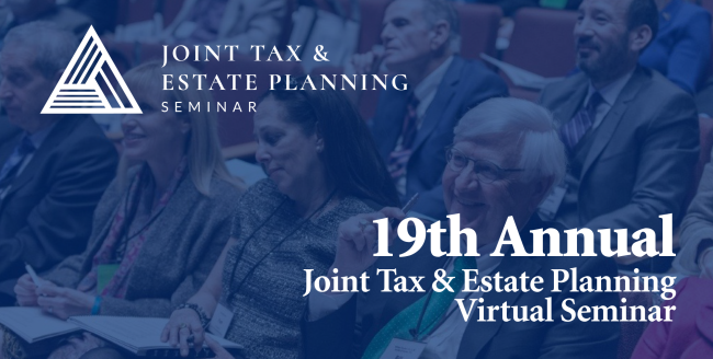 TaxandEstate's tweet photo. #SavetheDate for the 19th Annual Joint Tax &amp; Estate Planning Seminar –VIRTUALLY- on 10.28.2020 ft. keynote speaker Lauren J. Wolven, J.D. Levenfeld Pearlstein, LLC as she discusses “The World Has Changed – Are You Prepared to Successfully Resolve Modern Family Ethical Issues?” https://t.co/aQdpdWaLCt