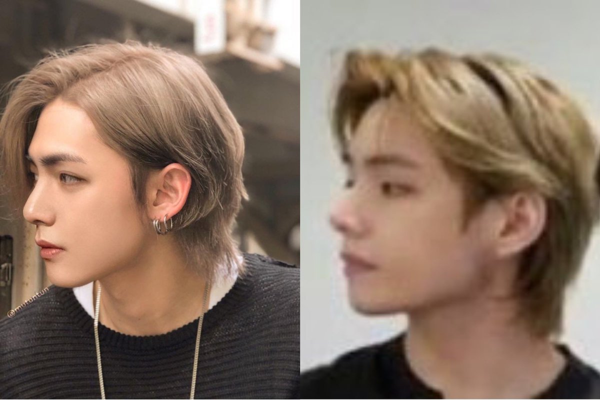 taebokkiii's tweet photo. Taehyung can see the hair edits and no one can tell me otherwise https://t.co/TbIs1Rdtjg