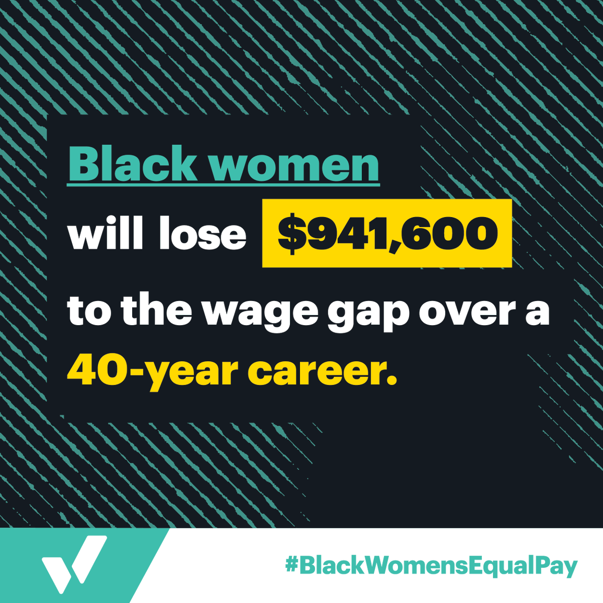 Today is #BlackWomensEqualPay Day, when Black women’s pay catches up to what white men were paid in 2019. That's nearly 8 extra months of work. Today we’re raising the call to end the wage gap – because Black women need and deserve better.