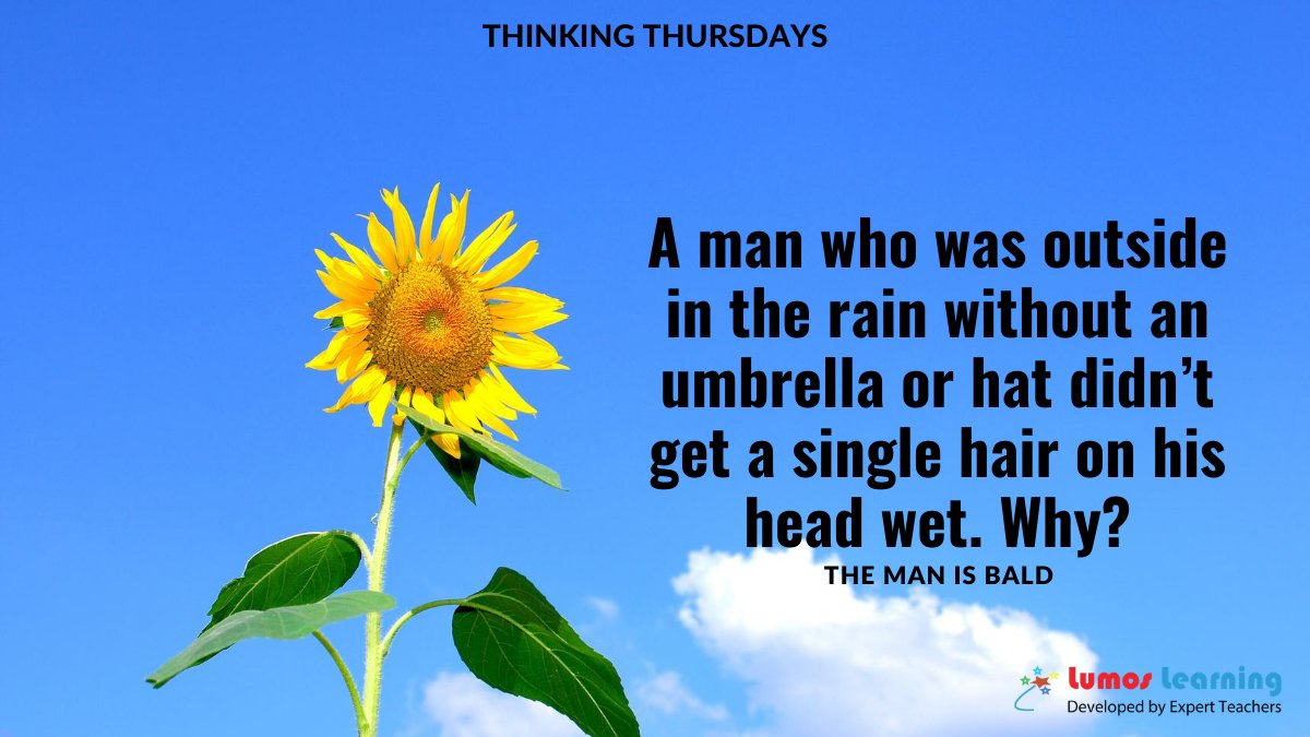 LumosLearnns's tweet photo. #ThinkingThursday #riddle #rainydays #LumosLearning https://t.co/CTkt8SuDCR