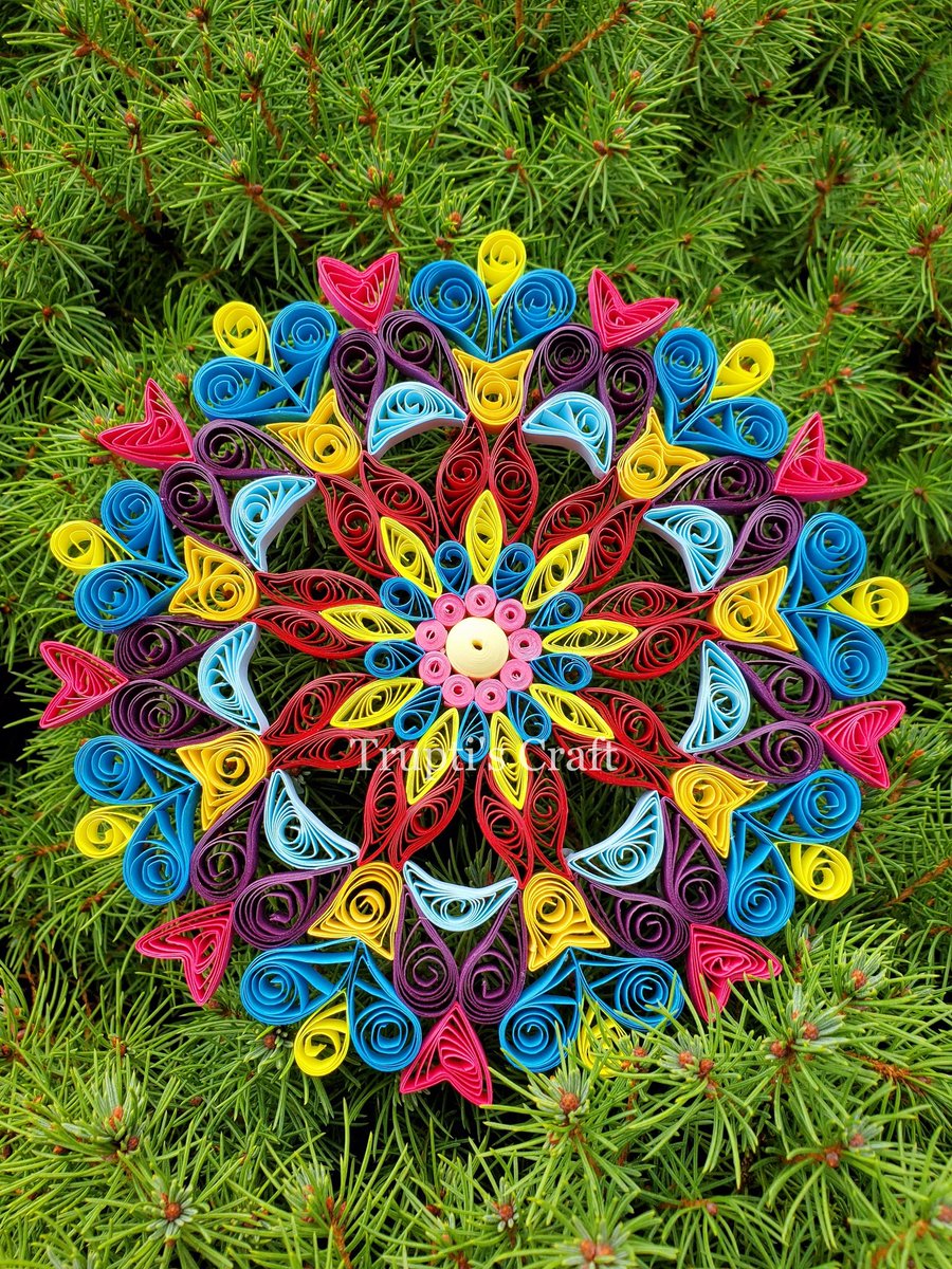 TruptisCraft's tweet photo. Paper Quilling Mandala Frame
#TruptisCraft, #paperquilling, #quilling, #quillingmandala , #paperquillingmandala , #mandala, #mandalaart, #homedecor , #officedecor , #yogastudiodecor , #meditationroom , #meditationroomdecor , #quillinggift, #quillingwalldecor , #birthdaygift https://t.co/Uk41cA1fnZ