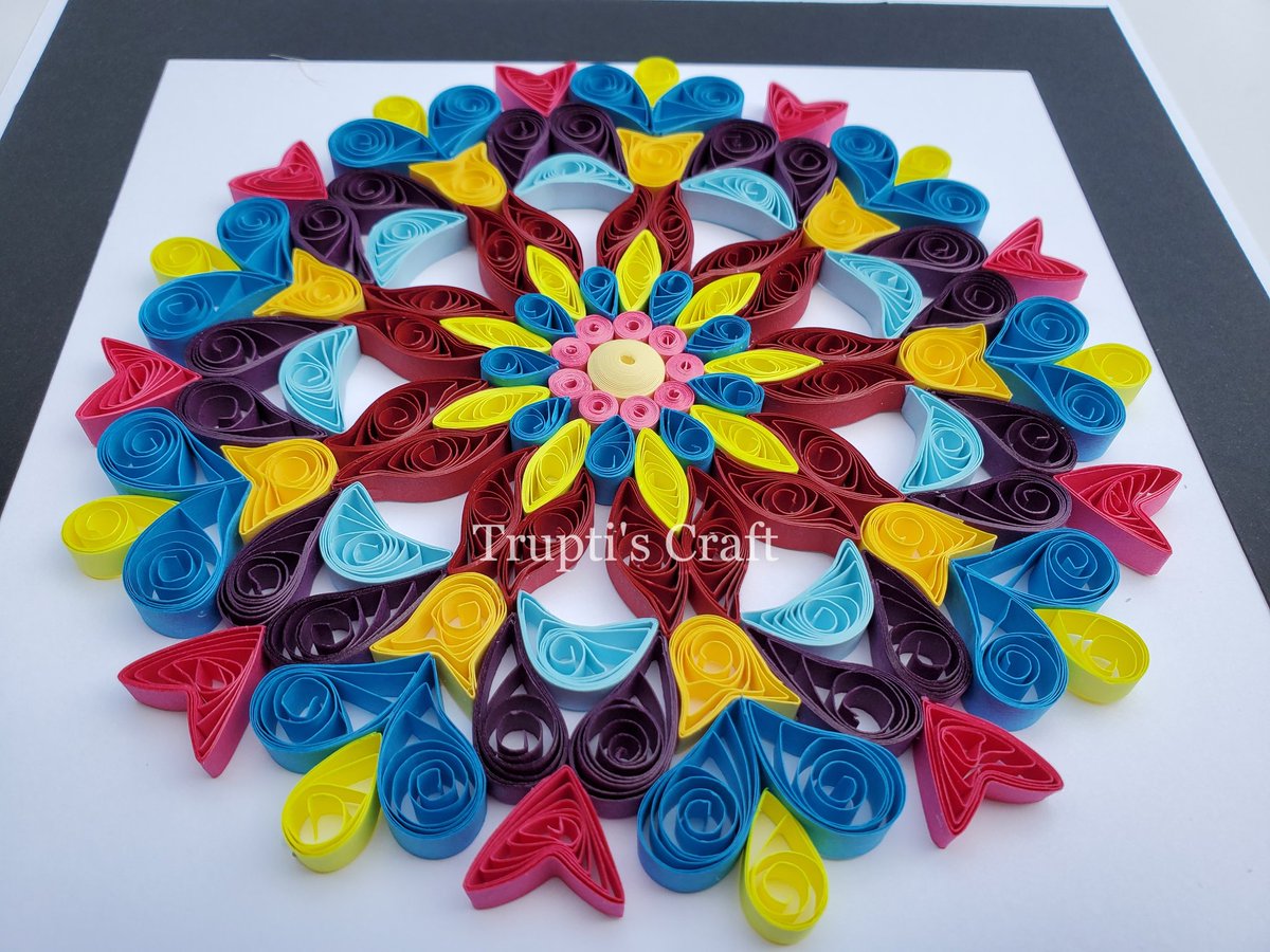 TruptisCraft's tweet photo. Paper Quilling Mandala Frame
#TruptisCraft, #paperquilling, #quilling, #quillingmandala , #paperquillingmandala , #mandala, #mandalaart, #homedecor , #officedecor , #yogastudiodecor , #meditationroom , #meditationroomdecor , #quillinggift, #quillingwalldecor , #birthdaygift https://t.co/Uk41cA1fnZ