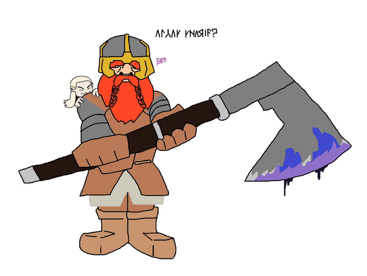 drawswithamouse's tweet photo. othok keovid? #Gimli #Quieres
on #MsPaint with #HPmouse https://t.co/u3PlgXYRy1