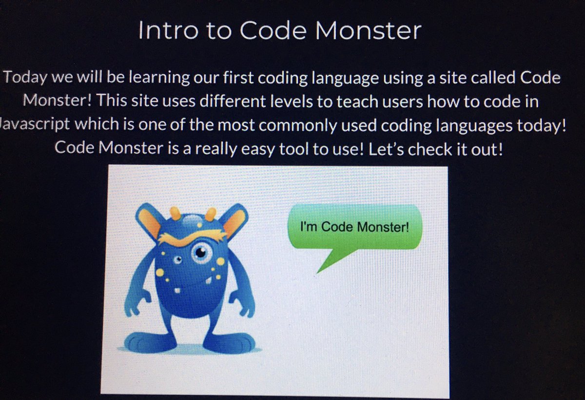 rhodes_sheila's tweet photo. Day 4 Advanced #coding #gamedev summer program @OT_FED @OT_summercamps @ontariotech_u @OT_FBIT @OntarioTechCS exploring new #programming environments @twinethreads #codemonster as campers create interactive games @CanCodeToLearn https://t.co/DBYGGwmpVm