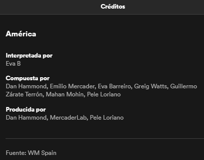 umcasira's tweet photo. EvaB @SoyEvaOT2020 
América

Debut en Spotify con 42´056 streams (dato dificil de comparar ya que salió a las 19h y no a la medianoche como suele ser).

Y ya ha pasado los 410k views en Youtube con un muy buen arranque.
https://t.co/EggiEbKN92

#PostOT13A https://t.co/oHWYybzOcY
