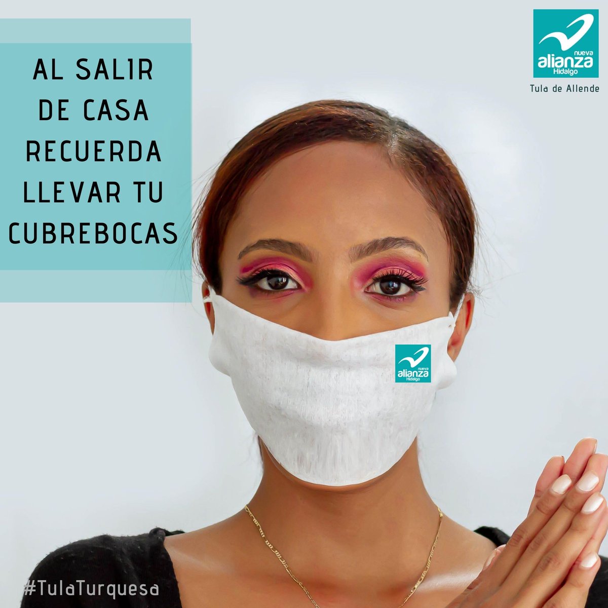 NuevaTula's tweet photo. Recuerda llevar tu cubrebocas al salir de casa. 😷.
#tecuidastumecuidoyonoscuidamostodos
#TulaTurquesa
#Aliánzate https://t.co/MGNgA794qo