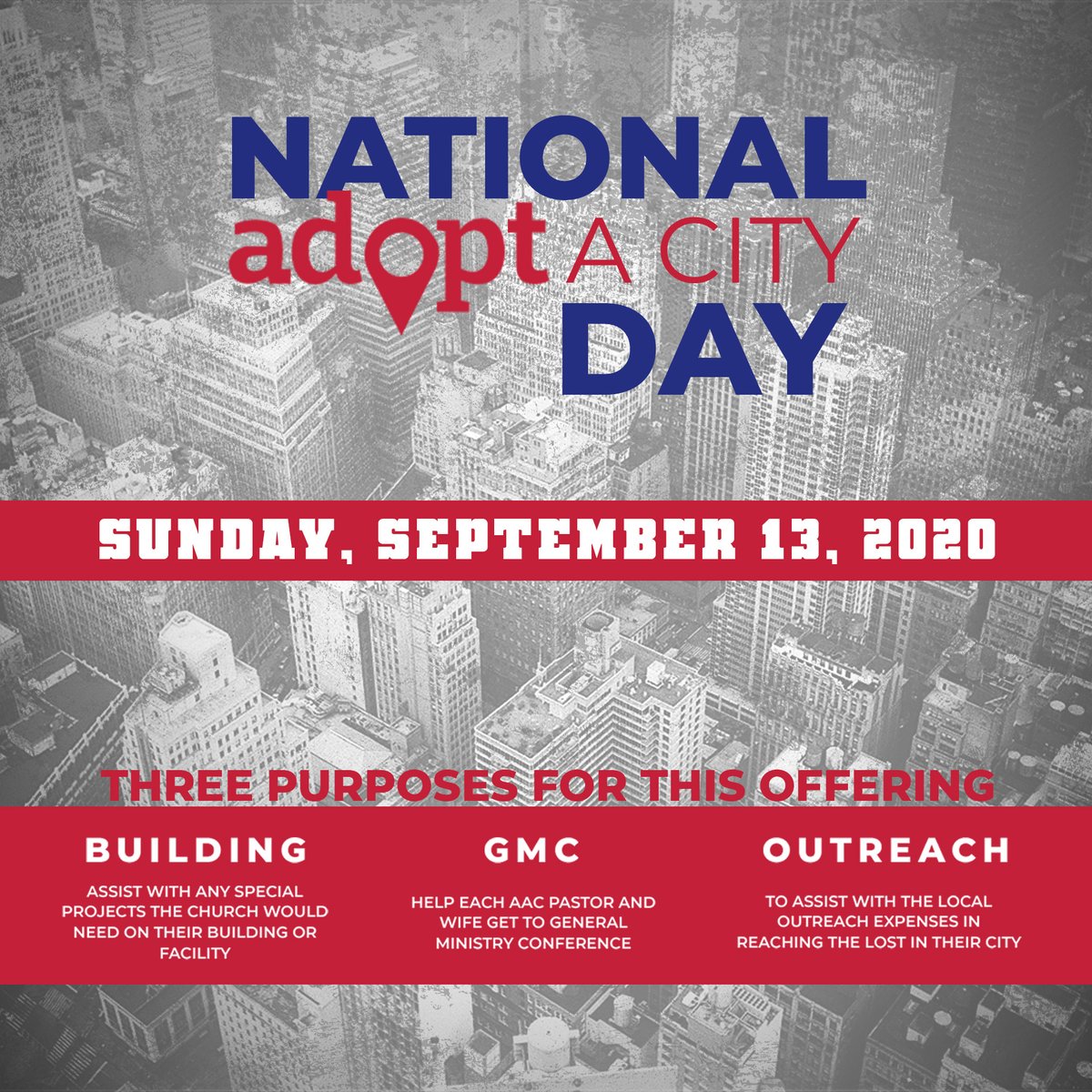 MissionsUSA's tweet image. We are trying to blast social media so everyone knows about #AACDAY2020. 

Use the hashtag and share our video or images so we can all do our part to help our AAC Churches that are in one of their biggest fights right now in regards to Covid-19.