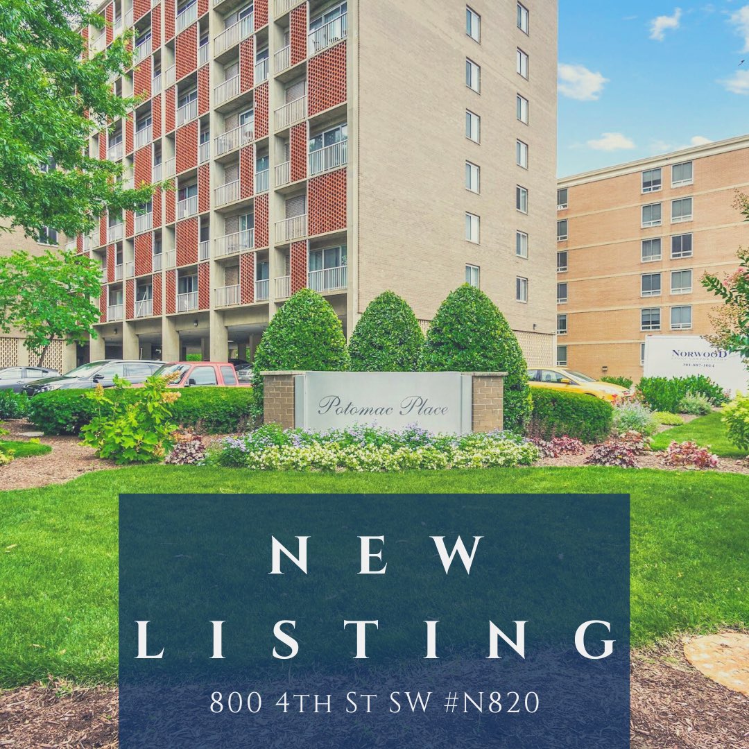 SewardGroup's tweet photo. #NEWLISTING: 800 4th St. SW #N820 #WashingtonDC 20024! This top floor 2-bed/1bath corner unit features sweeping views of DC from one of #SWWaterfront’s most iconic mid-century buildings: #PotomacPlaceTower!
Offered at $529,000.
https://t.co/9mKuRNYfyL https://t.co/IW2TJAonKB