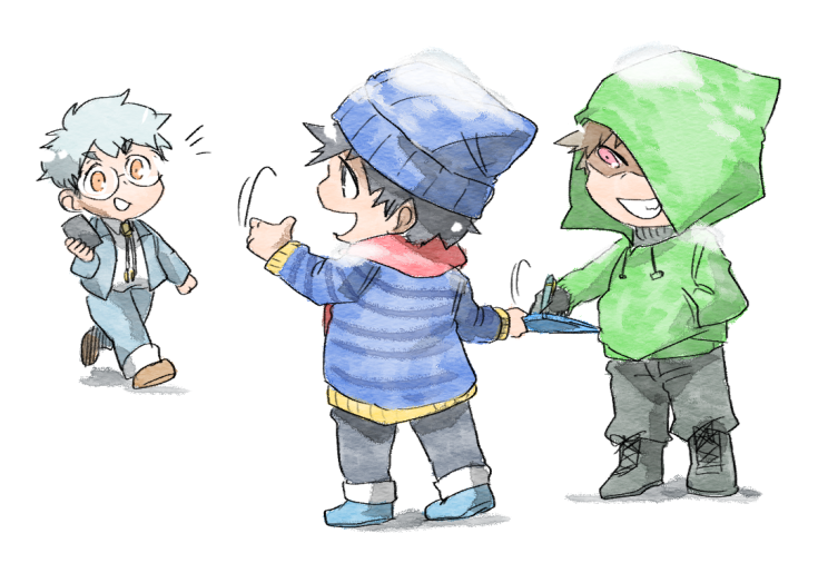 「雪山OUT あぺIN 」|［コンプラ配慮］マンのイラスト