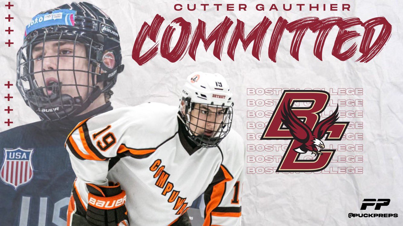 Cutter Gauthier to remain at Boston College for sophomore season - Flyers  Nation