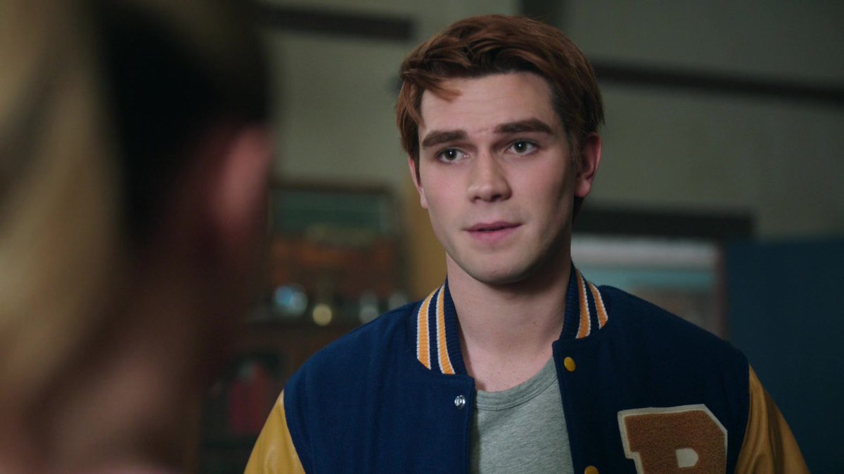 1x13Archie really tries to tell the entire world he's in love with Betty Cooper, huh?