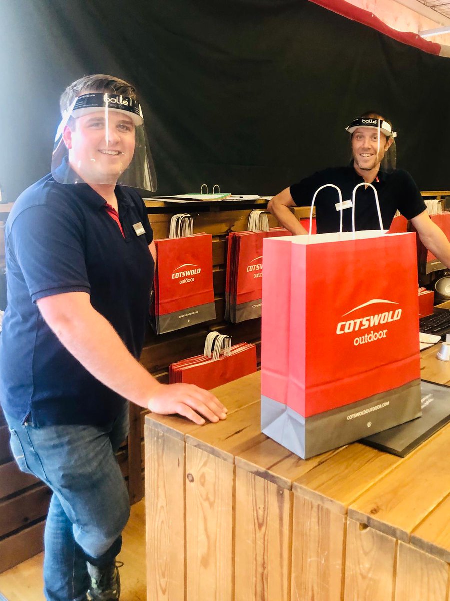 Here is James and Ross at Cotswold Outdoors! They have just opened back up this week and have Lots of stock! All your ‘British summer’ needs available in Chester: Cotswolds, Blacks, Mountain Warehouse, Ellis Brigham, Rohan! #ChesterTogether