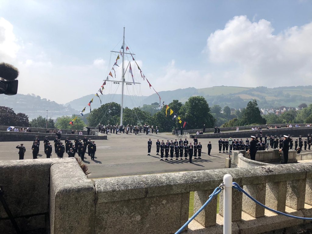 LtCarlSteedman's tweet photo. A genuine pleasure to attend this historic event. BZ @DartmouthBRNC staff. To all Officer Cadets and Ratings who passed out today. Welcome to the @RoyalNavy , see you in the Fleet.@CaptainRReadwin @AdmTonyRadakin @BrigJkFraserRM https://t.co/vMhqtDVFv3