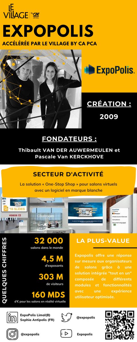 #INFOGRAPHIE : <a href="/expopolis/">ExpoPolis SmartExpo</a> , la solution la plus complète et très prisée pour organiser vos #salons virtuels, salons de l'emploi ou plateformes d'entreprises 👉 swll.to/yUZaNAA