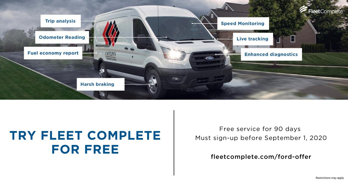 Attention Ford vehicle owners‼️ Take advantage of this offer before it ends!
Gain optimal insights into your fleets activity such as vehicle health, driver performance and operational efficiencies - all for FREE with NO INSTALLATION or CONTRACT needed. hubs.ly/H0tBF8c0