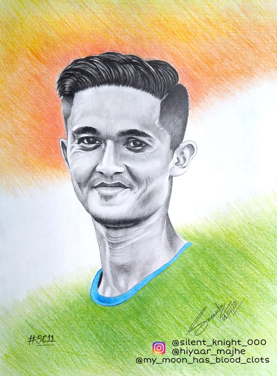 Saswata0007's tweet image. Dear Captain, here is a small present for you and I want to hand it over to you as your birthday present. It would be really great if you kindly accept my gift. @chetrisunil11 @NaskarSaswata  #SC11 #SAS7