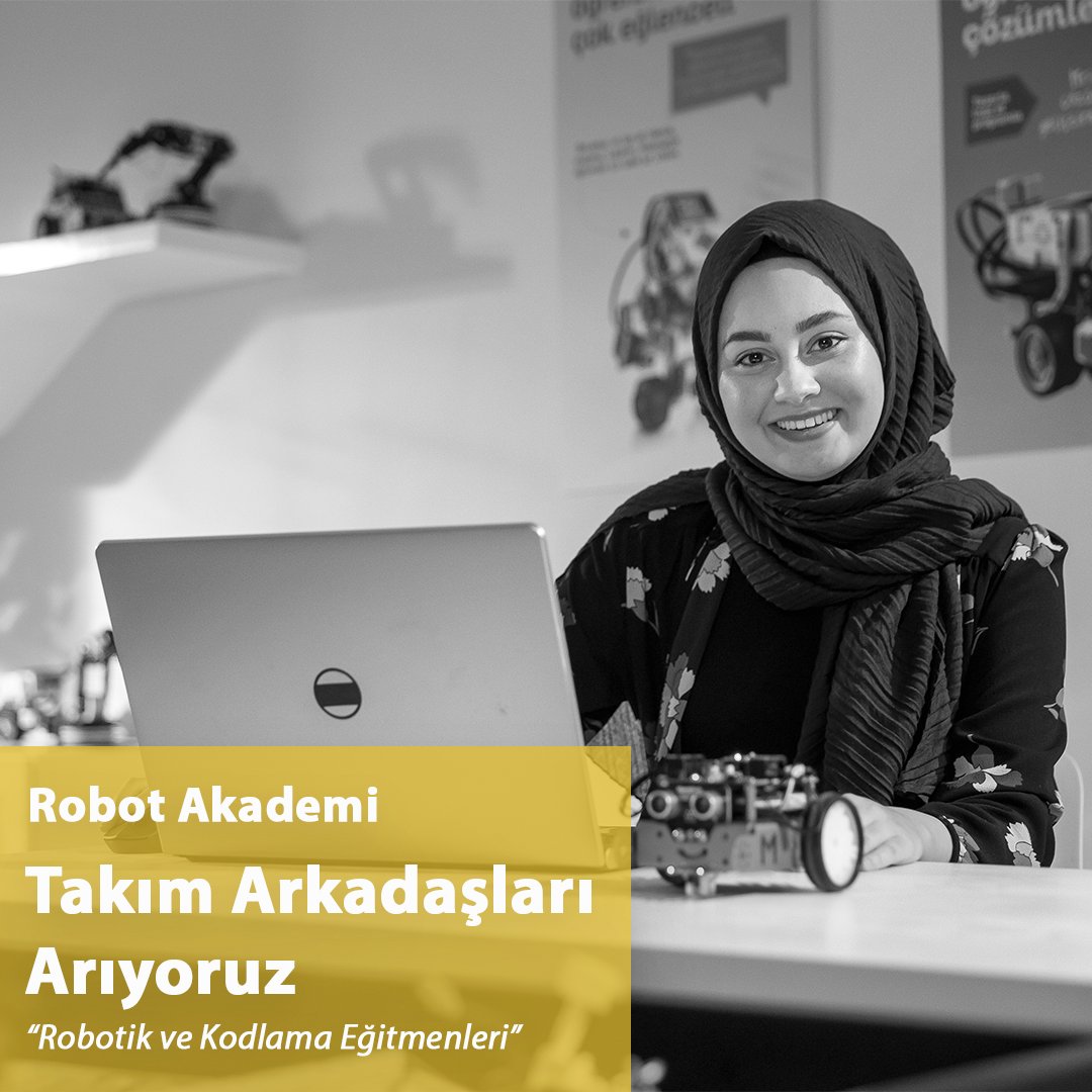 Robot Akademi eğitmen ekibinde yer almak isteyen, heyecanlı, üretken yarı zamanlı ve tam zamanlı ekip arkadaşları arıyoruz.

Nasıl başvurabilirsiniz?

Detaylı Bilgi: robotakademi.org

#robotik #kodlama #tasarım #programlama #makereğitmen #robotakademi