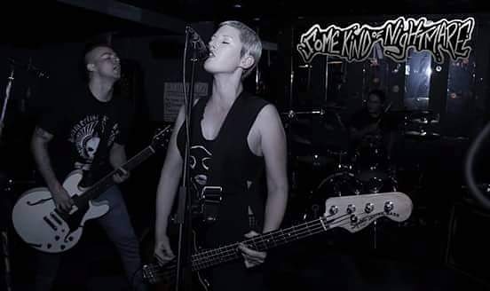 skofnightmare's tweet photo. Club Panama in Springfield,  OH 2016. Our first show back after Molly's victory over cancer. Photo by Aaron Cline. #skontheband #somekindofnightmare #punkrocktour #punktour #americanpunk https://t.co/xveembwTAd