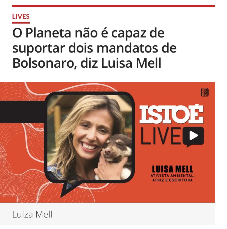 Laurinha Brava Bolsonaro