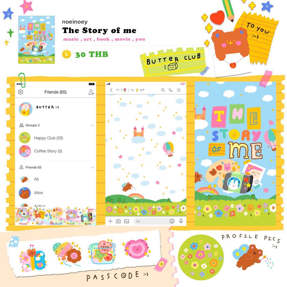 rt แจก 1 คน ค่า 😋🤍 ธีมน่ารักสดใสปุ๊กปิ๊กจากคุณ <a href="/butterclub_th/">butter 🧈</a> น่ารักมากๆ รีทวิตเลยค่า ใครไม่อยากเสียงดวง เค้าลดราคาเหลือ 14฿ ตั้งแต่วันนี้ถึงวันที่15สค จ้า🤩👌🏻