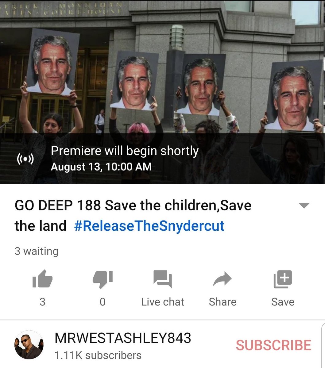mrwestashley's tweet photo. HERE WE GO new podcast #GODEEP EPISODE 188
#saveourchildren #releasethesnydercut 
@willactin @B_Dub3 @ZackSnyder 
@DriannaPrincess @b_i_ngio @FilmGob @NoscoOutlaw @ZSpartan_5Star @ReturnOfTheKool enjoy https://t.co/Di3GyvJXOL