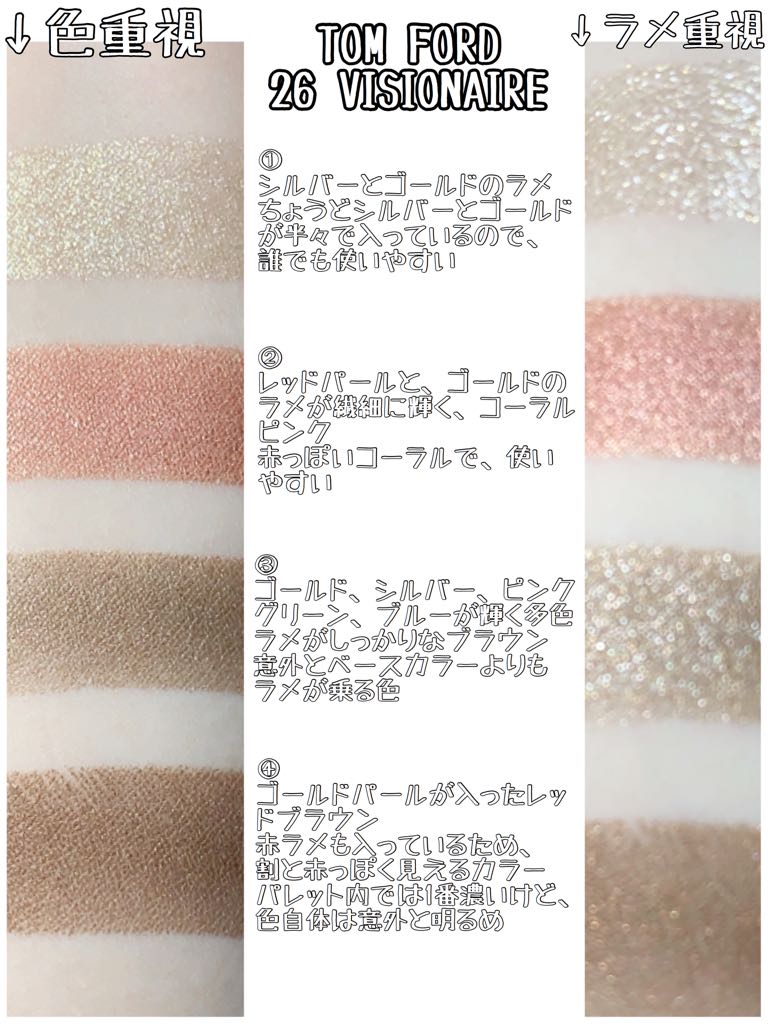 TOM FORD アイカラークォード 26 VISIONAIRE 8月14日発売のトム