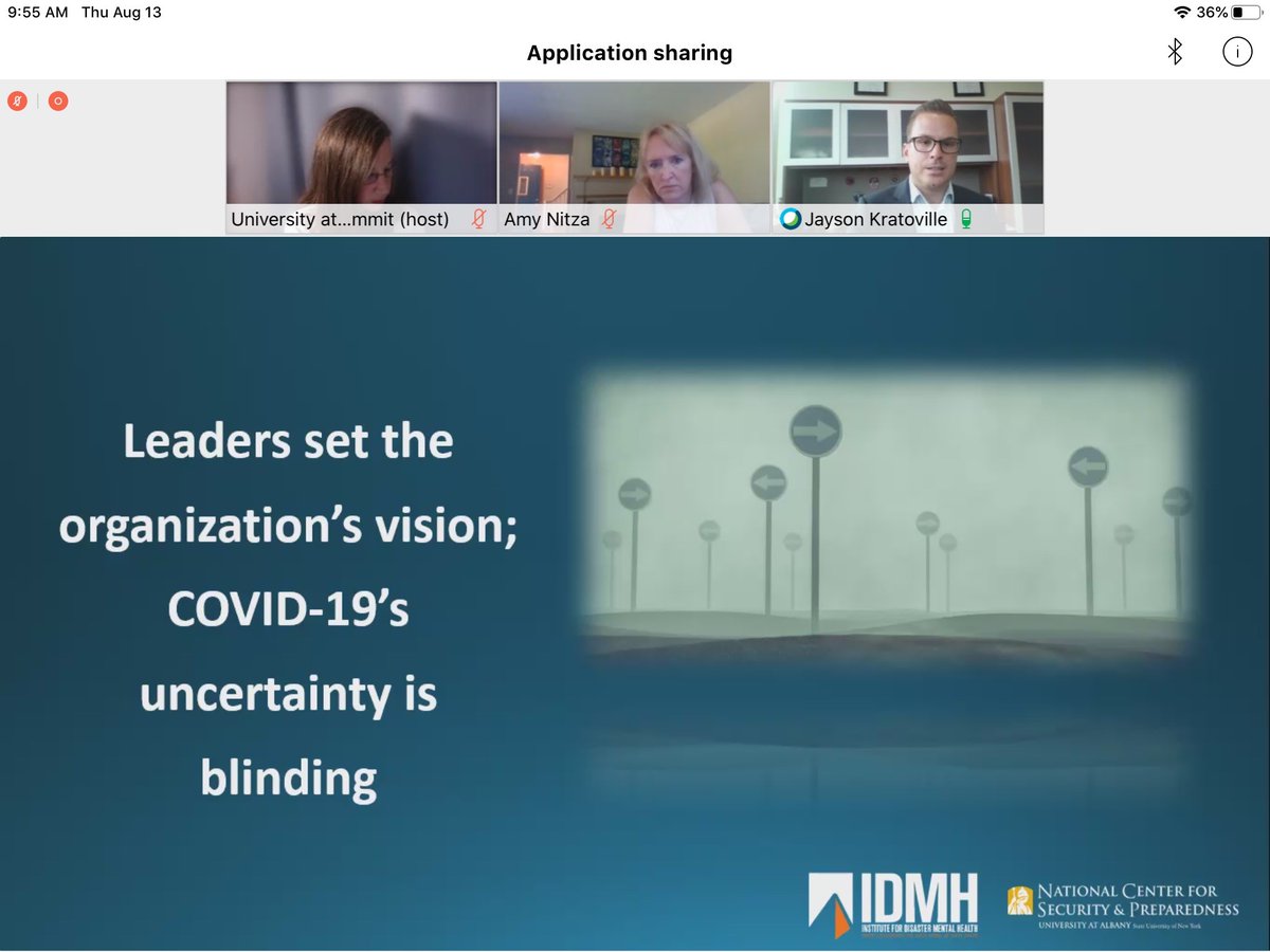 Leaders need to prioritize #empathy and personal connection, provide #feedback candidly and frequently, and focus on #organizationalculture, from <a href="/JayKrat/">Jayson Kratoville</a> at the #SafeSchools2020 Summit this morning. <a href="/NCSPualbany/">National Center for Security & Preparedness</a>