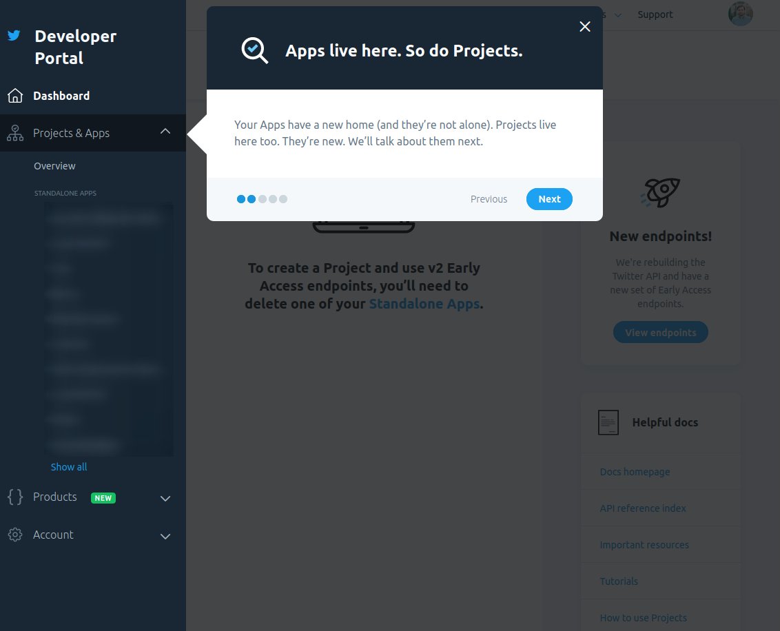 This is what Twitters new Developer Platform looks like. At the moment it's opt-in, but you can't switch back. /1