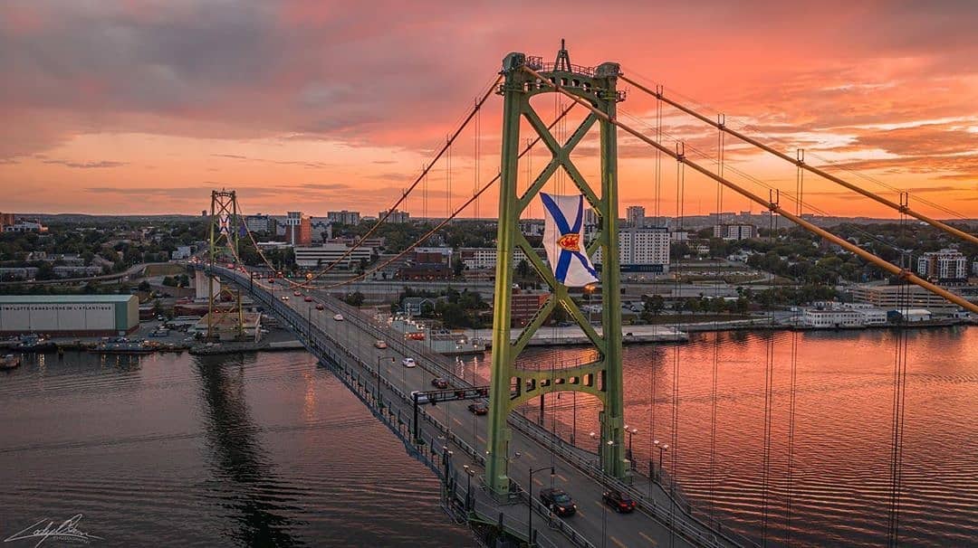 From osbornecody • • • • • • Halifax knows how to do sunsets #halifax #novascotia #halifaxns #canada #novascotiastrong #hfxtraffic