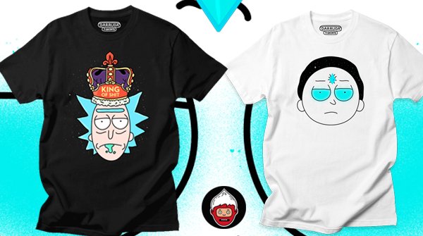 darrudadesign's tweet photo. Camisetas Rick and Morty para comemorar o restante da temporada. ;) 
https://t.co/zmFtH44mJ2 https://t.co/zTHFBZiYvh