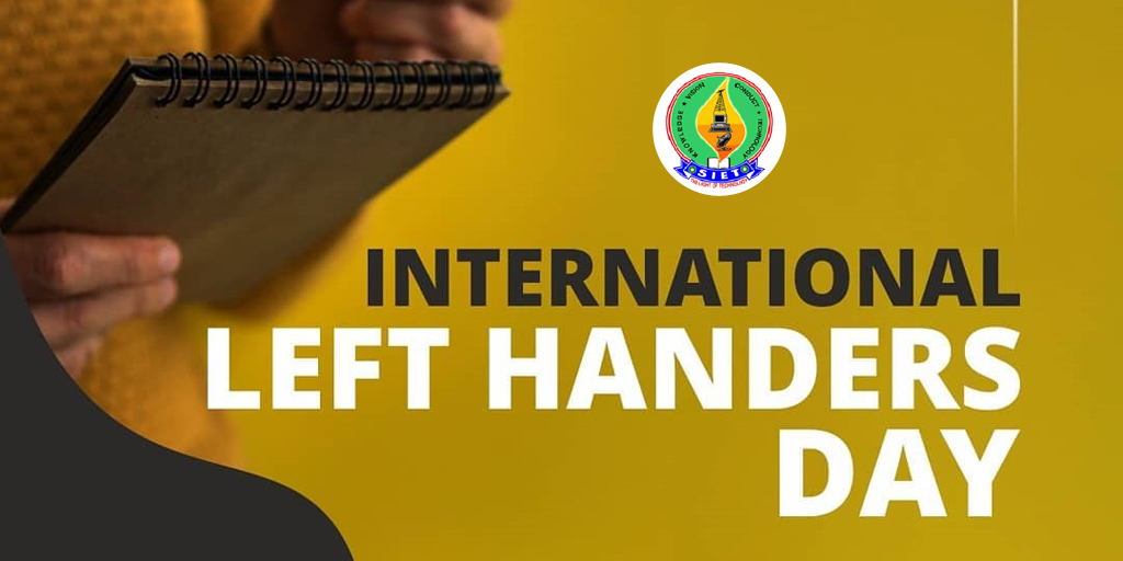 siet_official's tweet photo. Left handers use the right side of their brain more and thus, they are more inclined towards art and creativity.

Happy International Left Handers Day!

#siet #swarnandhracollege #lefthandersday #internationallefthandersday #lefthanders #creative #lefthand #august13 https://t.co/cFLwk2j6At