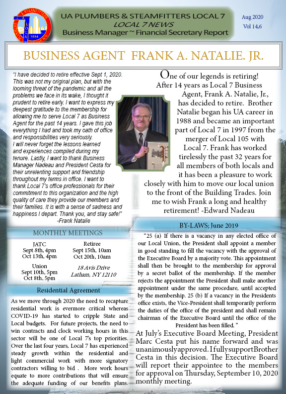 UA Local 7 Albany Plumbers & Pipefitters tweet media
