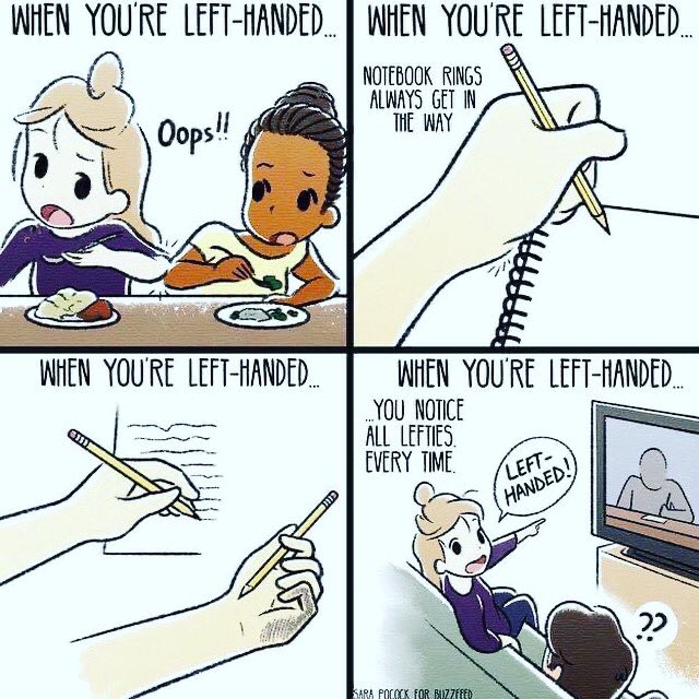 mrskmach's tweet photo. Happy National Left Hander’s Day to all my fellow left handed friends. I don’t notice it as much as other people do. Here’s to the endless reactions from people when they see you write and say “Oh you’re a lefty?” 😂 #LeftHandersDay #lefthanded #ProudLefty https://t.co/ul5q6KhmP0