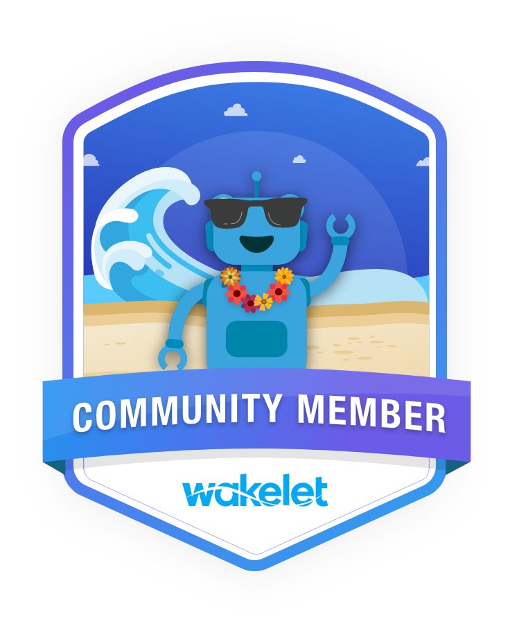 imed_hmidi's tweet photo. I am so excited to be selected as #WakeletCommunityMember.
A big thank you to
@wakelet
for making me an integral part of the growth and development program to spread #wakeletwave
#WakeletCommunityMember
#WakeletCommunityLeader
#WakeletPolska
#wakeletwave
#Wakeleteducators https://t.co/O2YdRDcWdZ