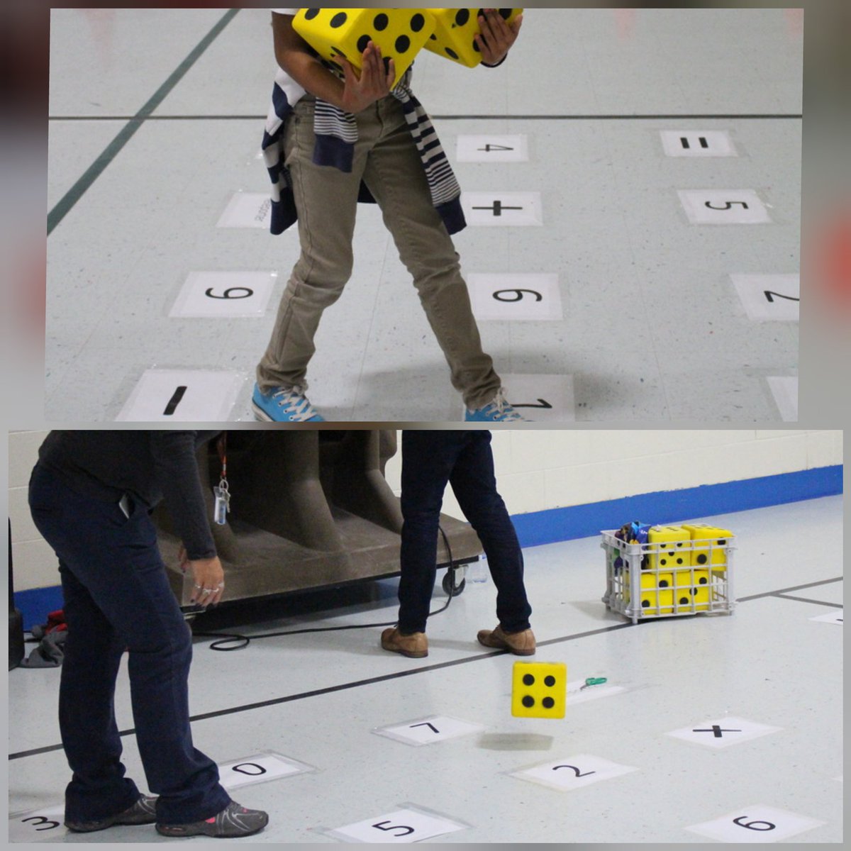 STEAMspirations's tweet image. Math floor games are an excellent way to learn about math in a kinesthetic way! Try it out and see how much fun, learning, and exercise you can get! #STEM #STEMeducation #activelearningstrategies