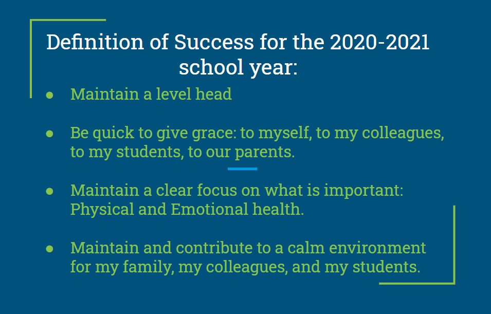 In our <a href="/KellamHigh/">Kellam High School</a> admin retreat, <a href="/Ryan_Schubart/">Ryan Schubart</a> asked us to consider our definition for success this year-Normally I would consider data points for measurable success; Now, this is what's in my ❤️&amp; this is what I will strive for, our lessons &amp; support for students ever present.