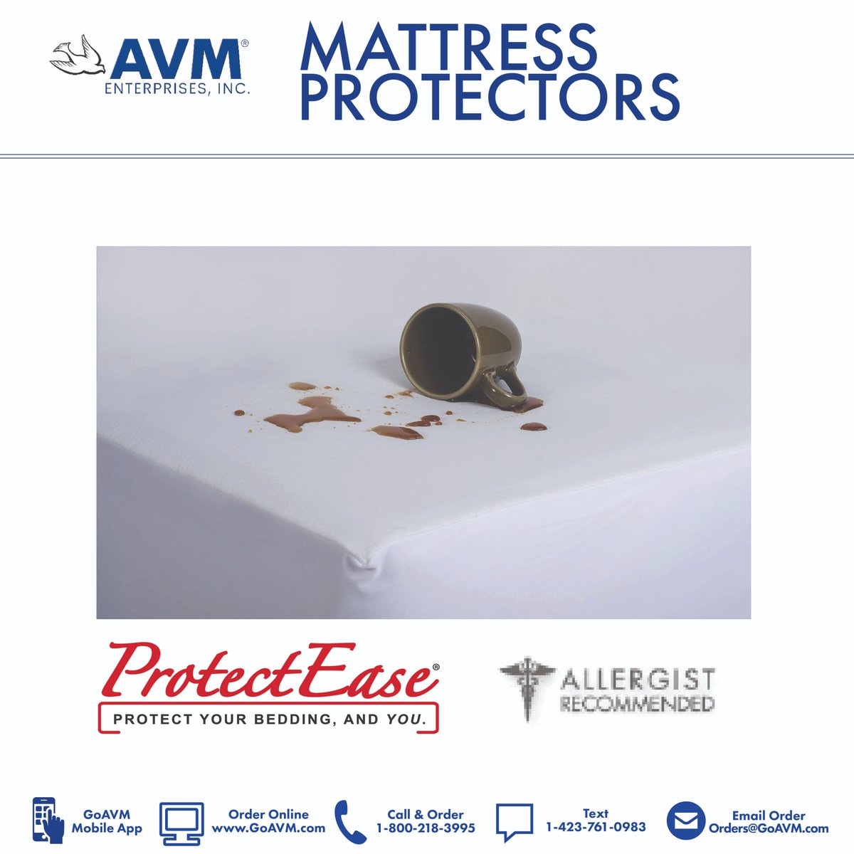 goavm's tweet image. Make your bed clean, safe, and comfy!! 

Here we offer exclusive premium waterproof mattress protectors at affordable rates!! A complete protection against allergens, bed moths, bugs, and mites!

Order now bit.ly/2XYA7W3

#mattressprotectors #HotelSupplies #GoAVM