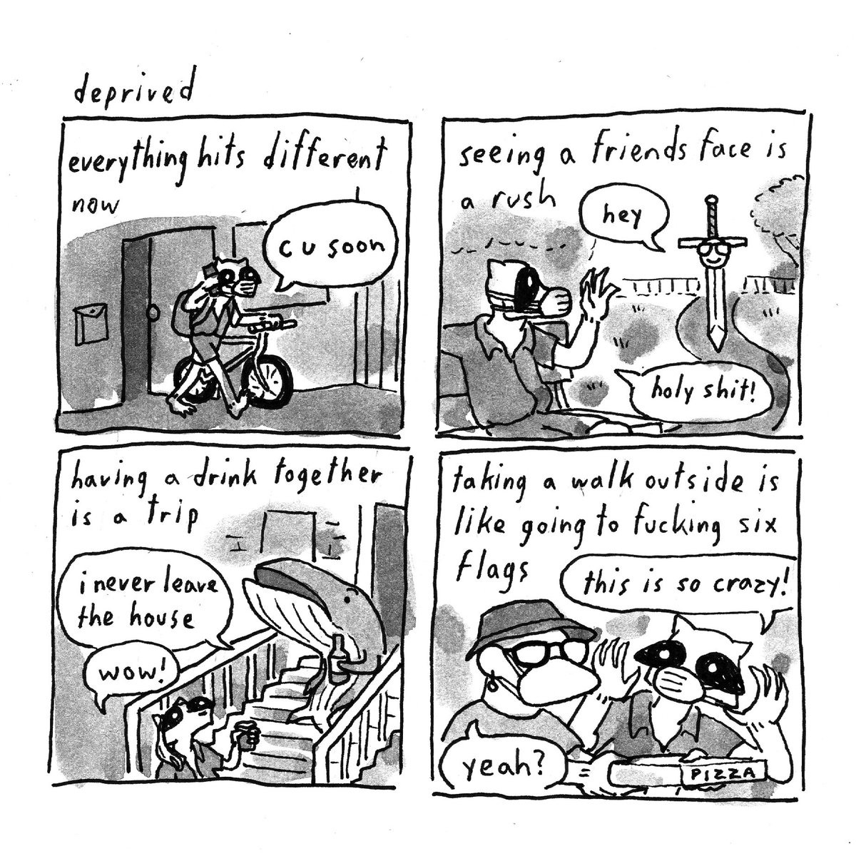 text yr friend and meet them in the park ? 