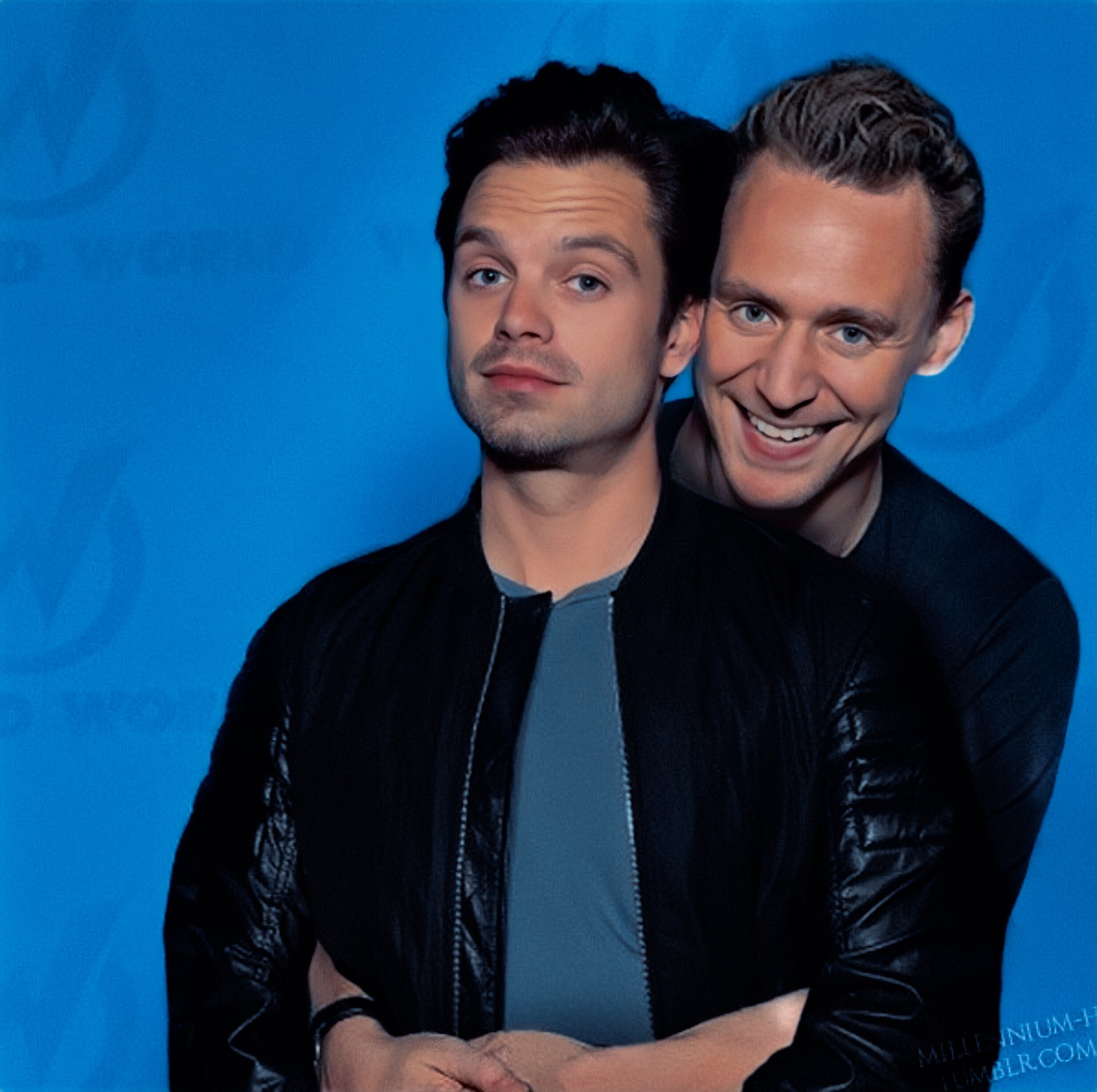 Tom Hiddleston and Sebastian Stan in honor of it being Seb s birthday today! happy birthday  